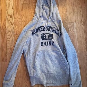 gray champion sweatshirt